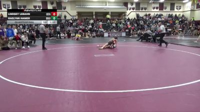 JV-6 lbs Quarterfinal - Lindsey LeBahn, Cedar Falls vs Raelynn Hamer, Solon