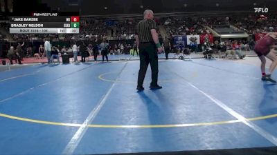 106 lbs 7th Place Match - Bradley Nelson, Elko vs Jake Barzee, West Side