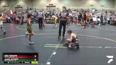 56 lbs Quarterfinals (8 Team) - Amari Ocampo, Beast Mode WA vs Joey Graham, Indiana Outlaws