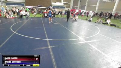 157 lbs Cons. Round 3 - Kyler North, UT vs Daniel Quevedo, CA