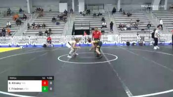 106 lbs Prelims - Brady Klinsky, Triumph Blue vs Trey Friedman, Shore Thing Grey