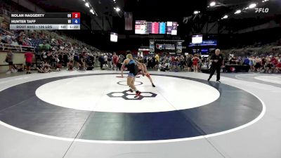 126 lbs Cons. Sub-rd Of 64 - Nolan Haggerty, OH vs Hunter Taff, WI