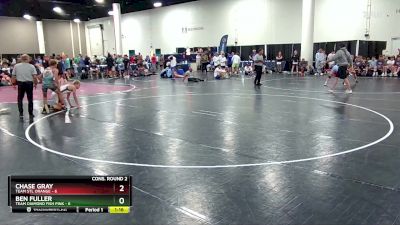 120 lbs Semis & Wb (16 Team) - Chase Gray, Team STL Orange vs Ben Fuller, Team Diamond Fish Pink