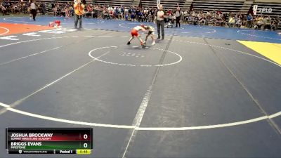 65 lbs Cons. Round 2 - Briggs Evans, Pipestone vs Joshua Brockway, Summit Wrestling Academy