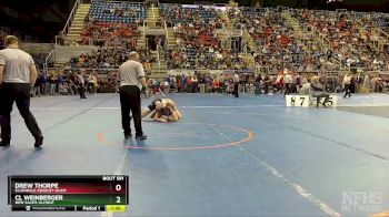 215 lbs Champ. Round 1 - CL Weinberger, New Salem-Almont vs Drew Thorpe, Ellendale-Edgeley-Kulm