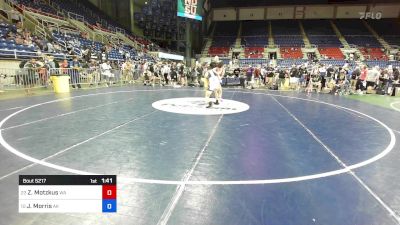 138 lbs Rnd Of 32 - Zackery Motzkus, WA vs Jacob Morris, AK