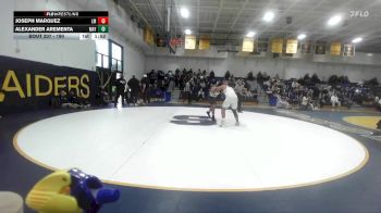 190 lbs Champ. Round 1 - Alexander Arementa, Mayfair vs Joseph Marquez, La Mirada