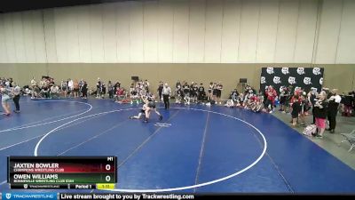 102 lbs 1st Place Match - Jaxten Bowler, Champions Wrestling Club vs Owen Williams, Bonneville Wrestling Club Idah