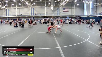 64 lbs Round 3 (4 Team) - Cruz Astorino, U2 Uprising Black vs Lucas Schuman, Mat Assassins Red