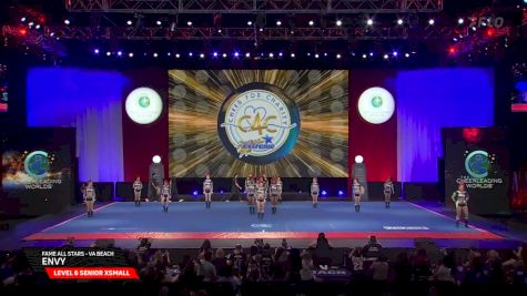 FAME All Stars - VA Beach - Envy [2025 L6 Senior XSmall Semis] 2025 The Cheerleading Worlds