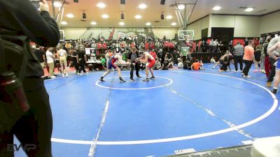 126 lbs Consi Of 4 - Bennett Mikles, Bishop Kelley vs Cash Brown, Tulsa Hale