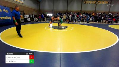 193 lbs Round Of 32 - Foley Calcagno, Immaculate Conception (IL) vs Jarel Miller, St. Edward (OH)