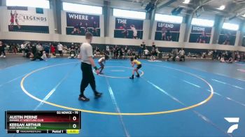 75 lbs Semifinal - Austin Perine, Ranger 47 Wrestling Club vs Keegan Arthur, G580 Wrestling Club