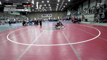 120 lbs Champ. Round 2 - Gabriell Price, Omaha Westside vs Brinlee Taylor, Owasso
