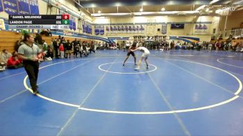132 lbs Champ. Round 2 - Landon Page, Acalanes vs Daniel Melendez, Jesse Bethel High School