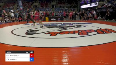 142 lbs 5th Place - Victoria Alvarado, NY vs Roxy Sheen, ID