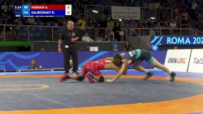 48 kg Final 3-5 - Arshia Haddadi, Iran vs Rassoul Galbouraev, France