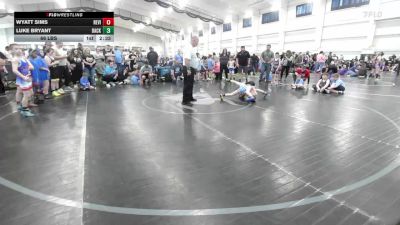 66 lbs Semifinal - Wyatt Sims, Revival Black-YTH vs Luke Bryant, Backyard Barbarians-Yth