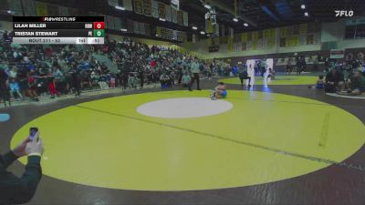 53 lbs Semifinal - Lilah Miller, Rancho Bernardo WC vs Tristan Stewart, Poway Elite