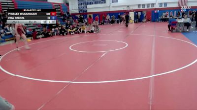 160 lbs Finals (2 Team) - Presley McCandlish, Lock Haven University vs Vida Beckel, Emmanuel University