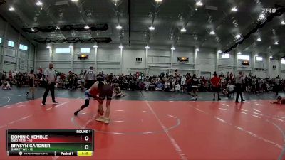 126 lbs Round 1 (4 Team) - Dominic Kemble, Ohio Titan vs Brysyn Gardner, Osprey WC