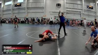 92 lbs Round 6 (8 Team) - Eli Bailey, Contenders WA Green vs Nolan Culp, Full Circle