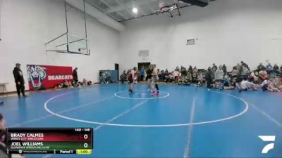 149 lbs Round 3 - Brady Calmes, Windy City Wrestlers vs Joel Williams, Glenrock Wrestling Club