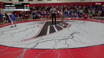 144 lbs 1st Place Match - Kaden Lange, Jesup vs Dax Weedman, Dike-New Hartford