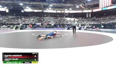 120 lbs Cons. Round 4 - Hunter Anderson, Rigby vs Griffin Miller, Caldera