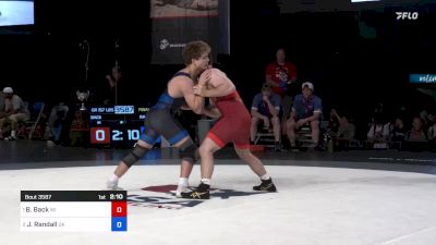 157 lbs Final - Brett Back, WI vs Jude Randall, OK
