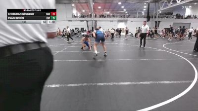 165 lbs Round 1 (6 Team) - Christian Stoeber, JV All Stars vs Evan Schibi, Empire