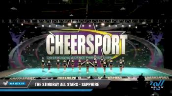 The Stingray All Stars - Sapphire [2021 L4 Senior - Small - A Day 1] 2021 CHEERSPORT National Cheerleading Championship