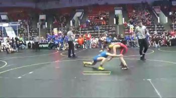 92 lbs Semis & 1st Wrestleback (8 Team) - Madison Nieuwenhuis, Plainwell vs John David Quinlan, Rochester