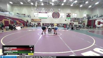 235 lbs Cons. Round 2 - Ashley Barnes, Thunder Ridge vs Cameron Spicer, Rocky Mountain