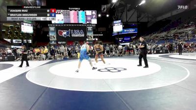 215 lbs Quarters - Joaquin Ruiz, UT vs Braylen Meeuwsen, MI