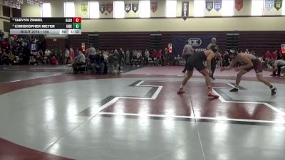 165 lbs Quarterfinal - Taevyn Zinnel, Algona vs Christopher Meyer, Independence