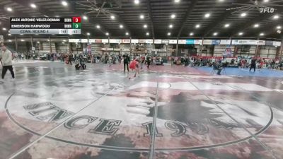 138 lbs Cons. Round 4 - Emerson Harwood, Black Hills Wrestling Academy vs Alex Antonio Velez-Roman, Black Hills Wrestling Academy