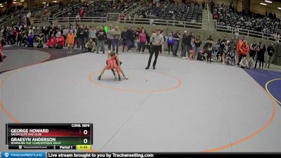 59 lbs Cons. Semi - George Howard, Salem Elite Mat Club vs Graesyn Anderson, Roseburg Mat Club/Umpqua Valle