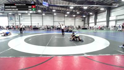 120 lbs Rr Rnd 2 - Grace Kenna, Doughgirls - HSG vs Jazmine Miller, 5forty Lady Brawlers - HSG