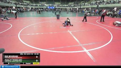 64-68 lbs Semifinal - Ava Boursaw, Mischicot Youth Wrestling vs Paisley Mckelvey, Lancaster Wrestling Club