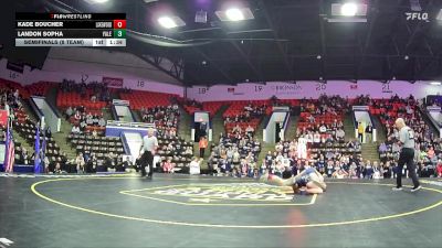 126 lbs Semifinals (8 Team) - Kade Boucher, Lakewood HS vs Landon Sopha, Yale HS
