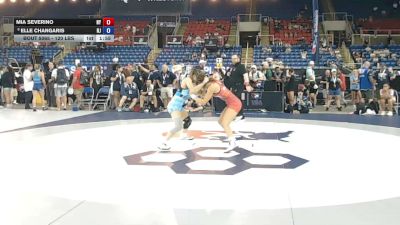 120 lbs Champ. Rd Of 128 - Mia Severino, New York vs Elle Changaris, New Jersey