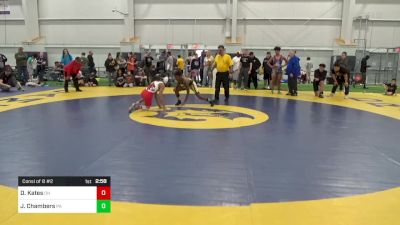 C-108 lbs Consi Of 8 #2 - DeMarco Kates, OH vs Javeon Chambers, PA