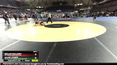 96 lbs 7th Place Match - Gauge Lehner, Cle Elum Mat Miners Wrestling Club vs Declan Mullaney, Mat Demon Wrestling Club