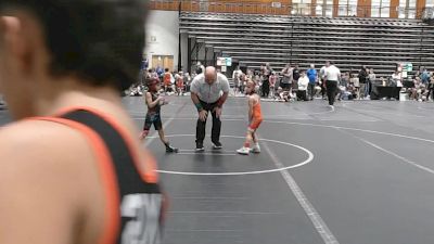 36-40 lbs Round 2 - John Wells Harmon, Capital City Wrestling vs Aurora Singh, Killingly Youth