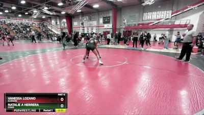 110 lbs Cons. Round 2 - Natalie A Herrera, Chino vs Vanessa Lozano, Elsinore