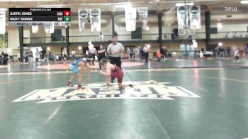 125 lbs Round Of 32 - Justin Jones, Bloomsburg vs Ricky Gomez, Rider - UNATT