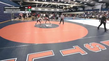 141 lbs Champ. Round 2 - Brendan Callahan, Gettysburg vs Jordan Eisenhauer, Thaddeus Stevens