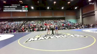 175 lbs Champ. Round 1 - Skyler Mangel, Spring Creek vs Randy Patterson, Lowry