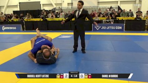 Daniel M Burdis vs Russell Scott Lietzke 2025 World IBJJF Jiu-Jitsu No-Gi Championship